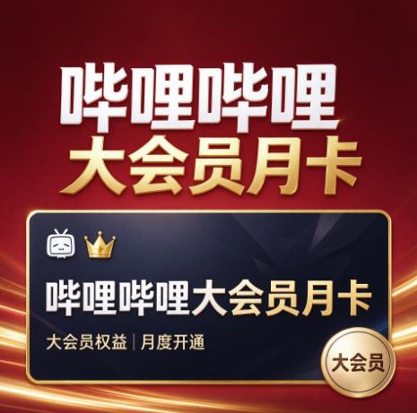 哔哩哔哩大会员月卡